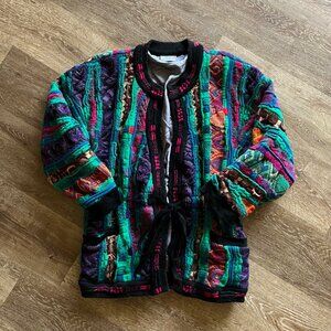 Vintage 90s Coogi Australia 3D Knit Sweater Size M